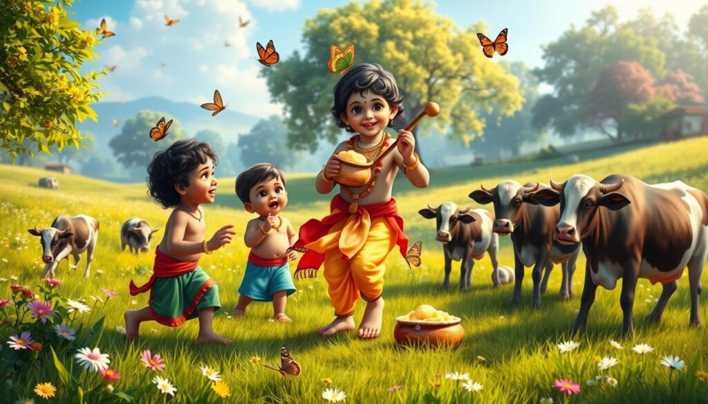 Krishna's childhood