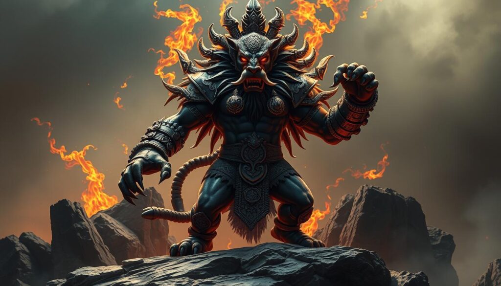 Ugra Narasimha fierce form and divine implications