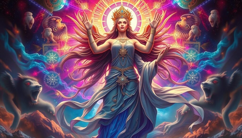 Powerful feminine energy